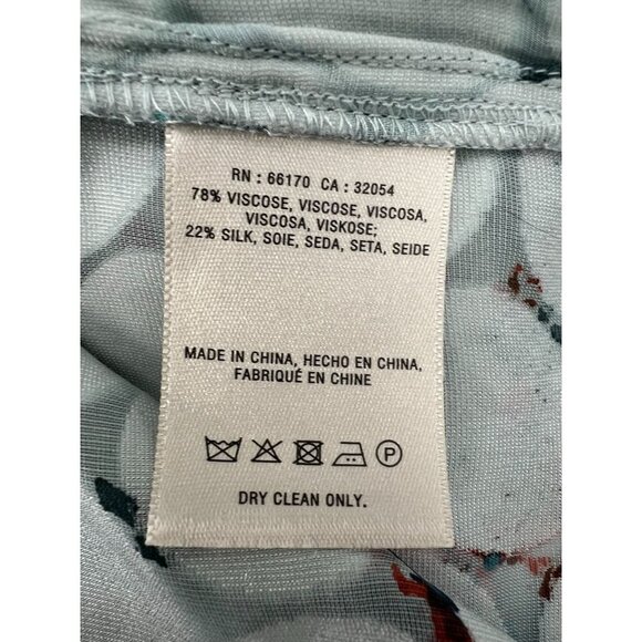 Anthropologie Maeve Size XS Floral Print Umi Wrap Top Silk Blend Blouse - Picture 3 of 10